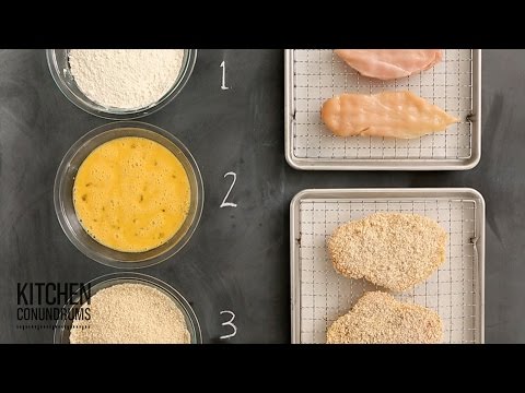 The Standard Breading Process in 3 Easy Steps - Kitchen Conundrums with Thomas Joseph