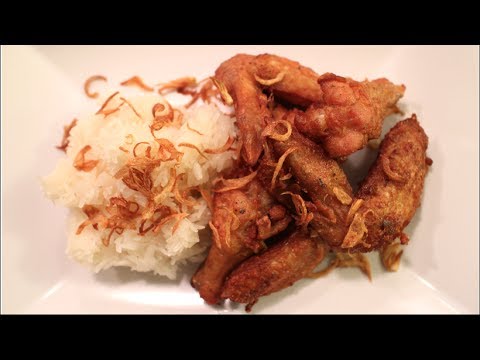 Hat Yai Fried Chicken Wings Recipe ไก่ทอดหาดใหญ่ - Hot Thai Kitchen