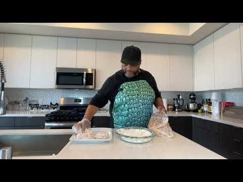 Grandma’s Buttermilk Fried Chicken Cajun style.
