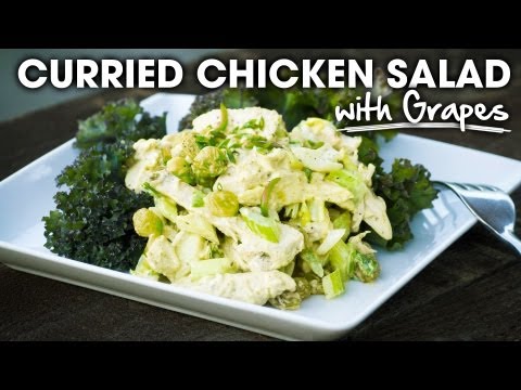 Simple Curried Chicken Salad With Grapes Recipe