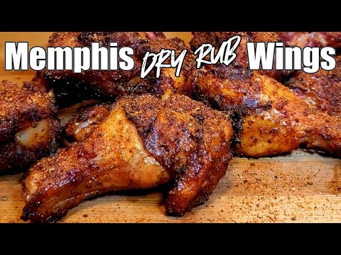 Dry Rub Chicken Wings | Memphis Dry Rub Recipe | Chicken Wings Recipes