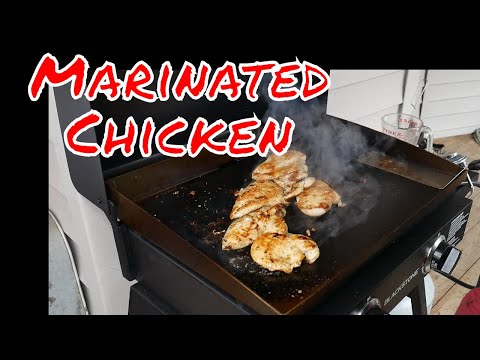 Marinated Griddled Chicken - Blackstone Griddle Recipe