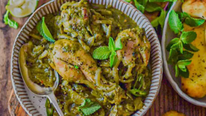 Easy pudina chicken curry recipe