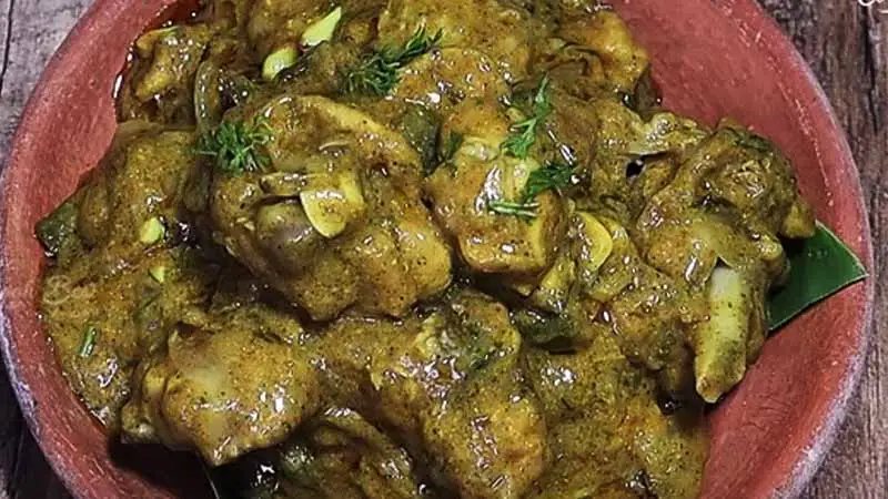 Lemon chicken curry Indian recipe