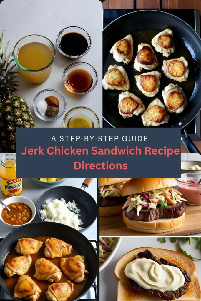 Jerk Chicken Sandwich Recipe Directions