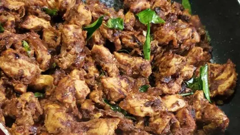 Andhra style chicken fry recipe
