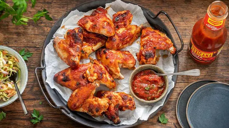 BBQ chicken wings recipe grill