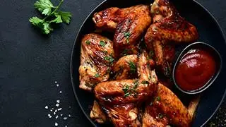 BBQ chicken wings recipe grill