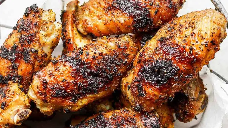 Grilled chicken wing dry rub recipe