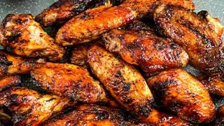 Grilled chicken wing dry rub recipe