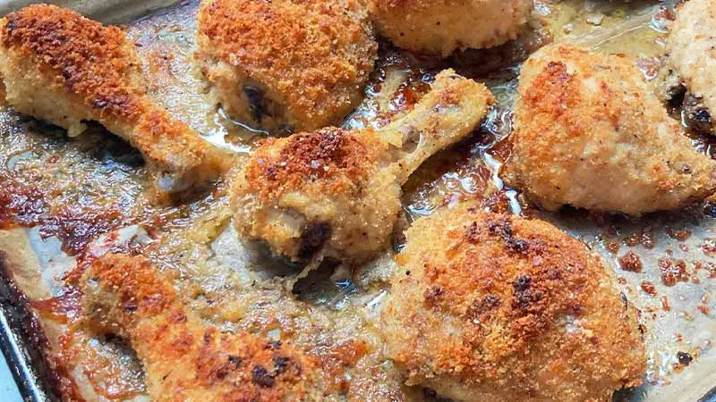 Jean Anderson oven fried chicken recipe