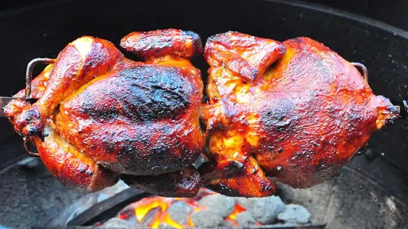 Rotisserie chicken on grill recipes