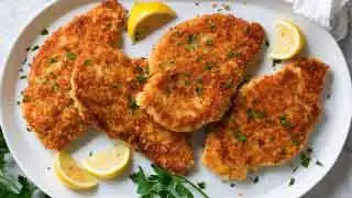 Parmesan Crusted Fry Chicken Breast
